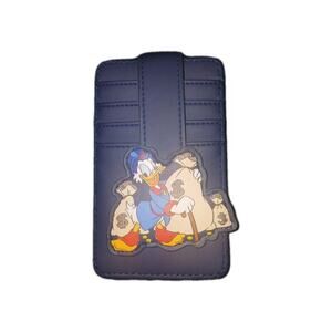 Loungefly Cardholder Snap Wallet DuckTales Scrooge Money Bag Gold Bin Barks